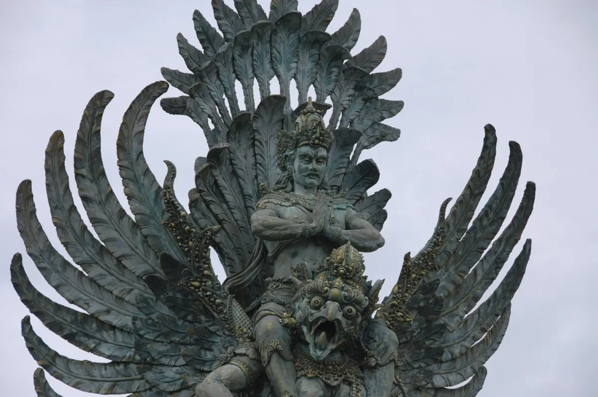 Garuda Wisnu Kencana statue of Vishnu riding Garuda
