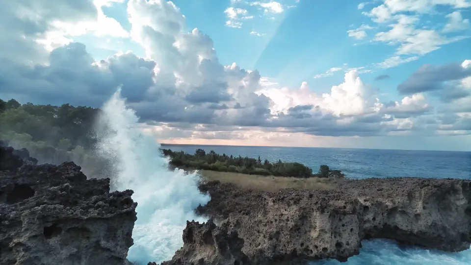 Water Blow at Nusa Dua, Bali